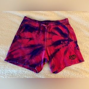 Men’s Vans Tie Dye Sweat shorts Pink Purple Medium M